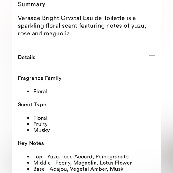 Versace Bright Crystal Floral Perfume - Picture 3 of 4